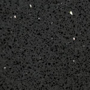 black granite worktop