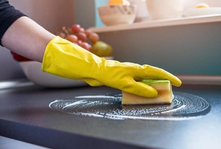 maintain worktop cleanliness
