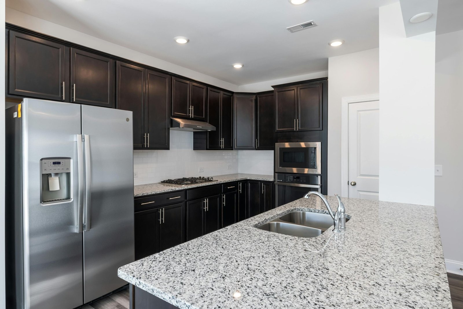 black granite worktop